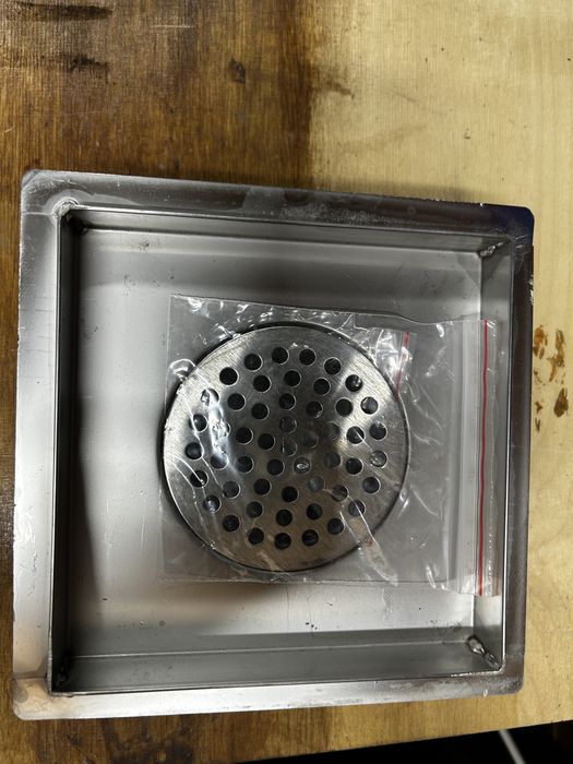 Set Nou: Rigolă Duș Inox cu Capac Gresie + Robinet Termostatat