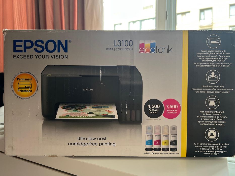 Принтер в шикарном состоянии Epson L3100
