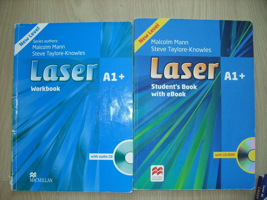 Учебници и терадки по английски Laser А2 и B1