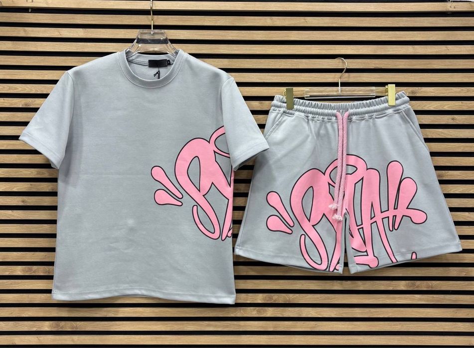 Nike / Syna World / Essentials HELLSTAR / Corteiz Летни Къси Екипи Тениска И къси панталони комплект Памук  /