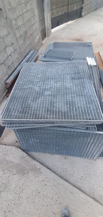 Grilaje-trepte zincate 125x200cm