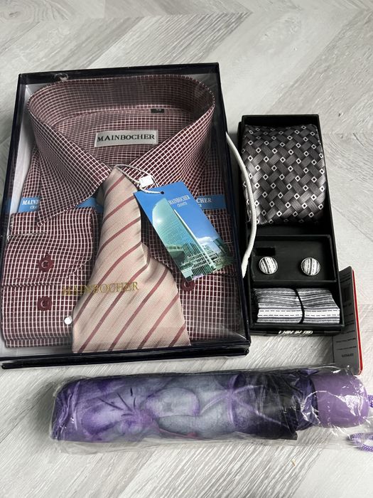 Продам рубашку, галстук, зонтик