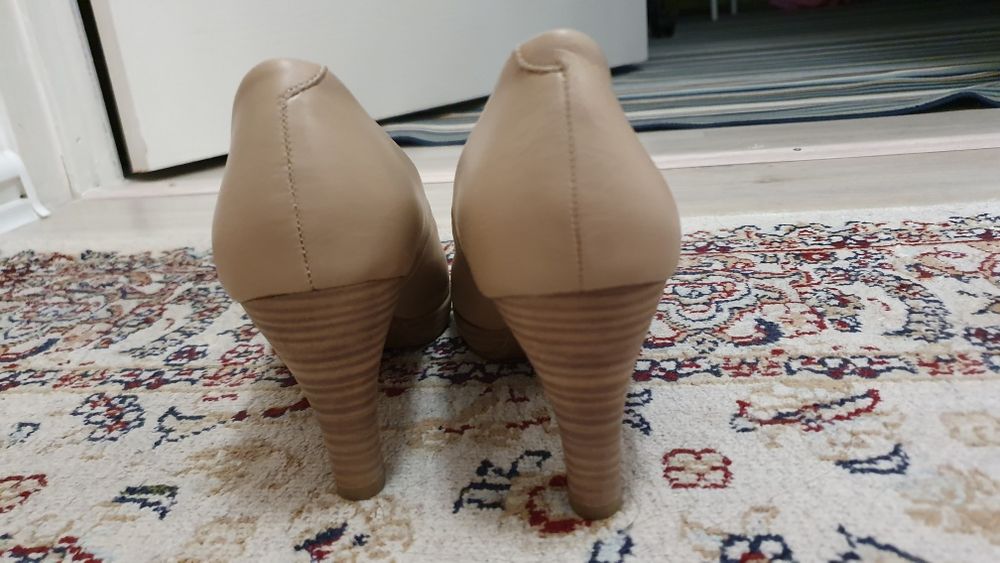 Туфли кожа светлые