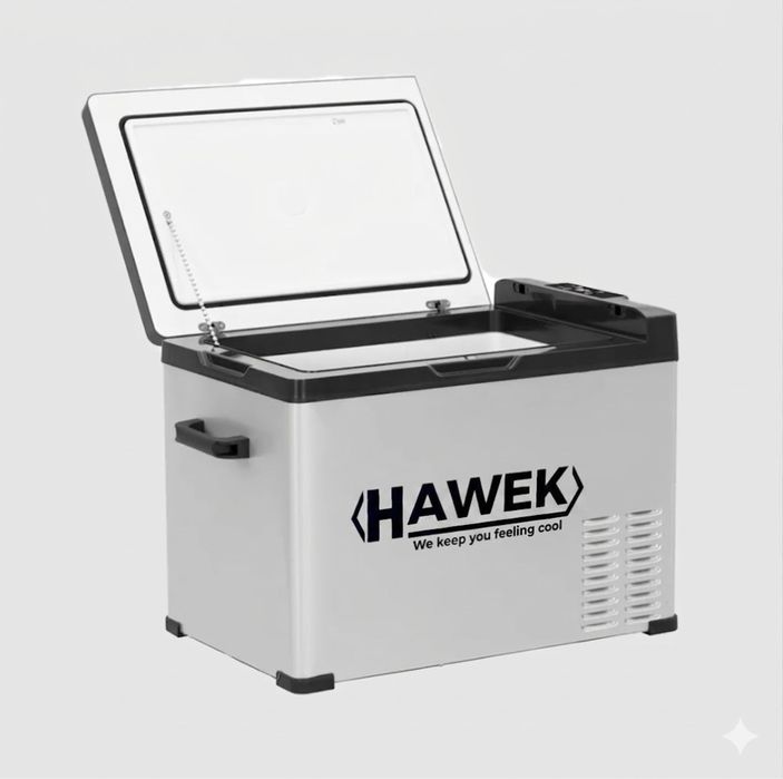 Портативен компресорен хладилник HAWEK 40L – 12V / 24V / 220V | Охлаждане и замразяване навсякъде , модел: С40