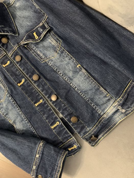 Jacheta de blug, bleumarin, cu buzunare, material cu structura, noua