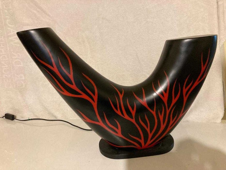 lampa Bali flacara rosie