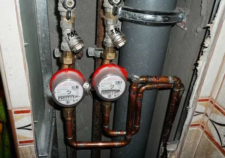 Установка счетчиков контроля жидкости