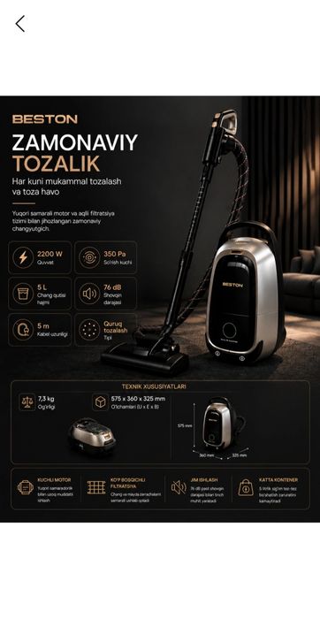 Пылесосы BESTON Sifat 100%