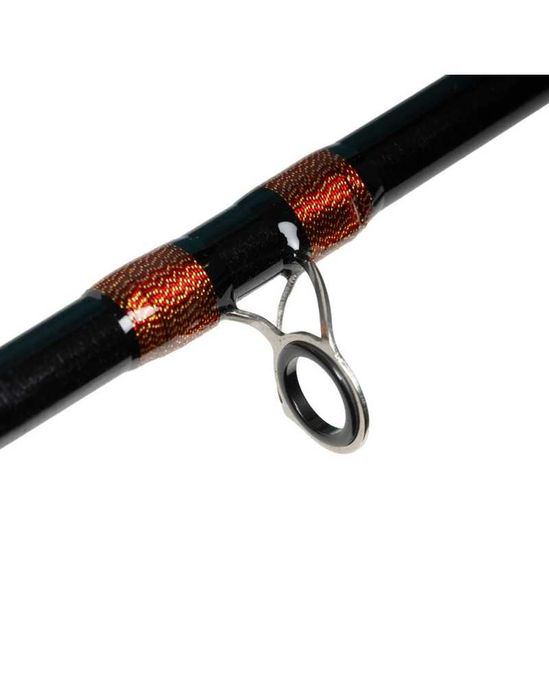 Lanseta HK fibra sticla plina 2,40metri pentru pescuit la dunare 100-250gr cu piulitade imbinare
