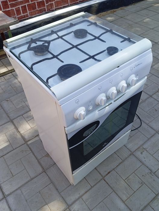 Газ плита с электро поджигом