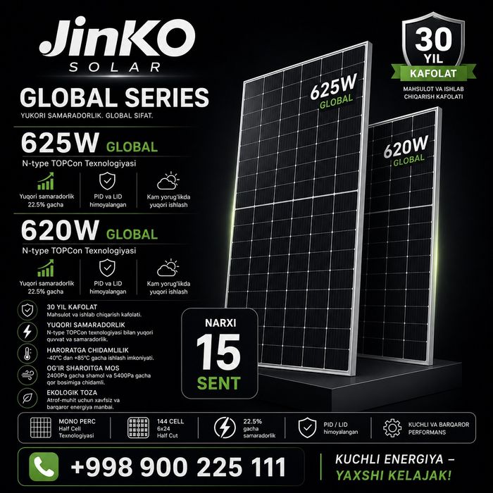 Jinko solar [quyosh panellar)