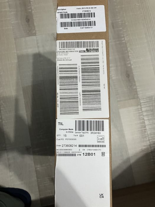 Leptop dell vostro 5515