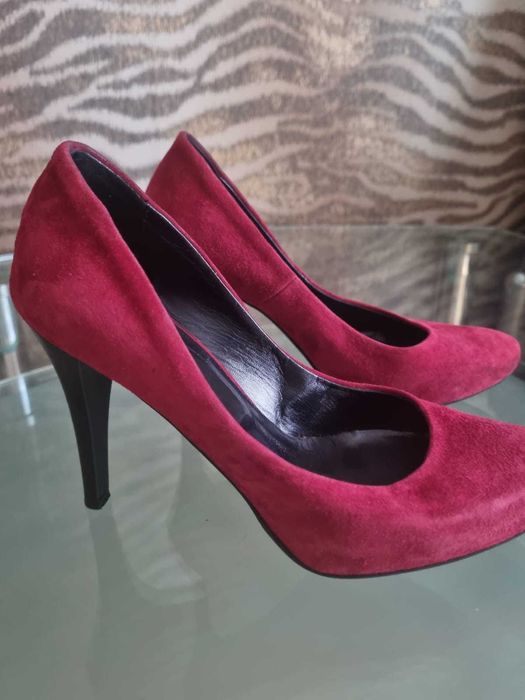 Туфли из натуральной замши