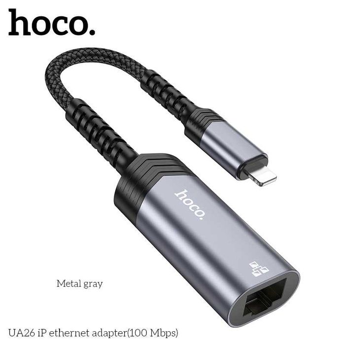 Hoco UA26 Сетевые адаптеры Gigabit Ethernet adapter Type-C/USB/IP