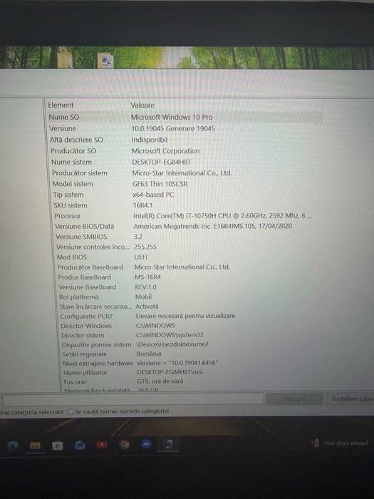 Laptop MSI Gaming