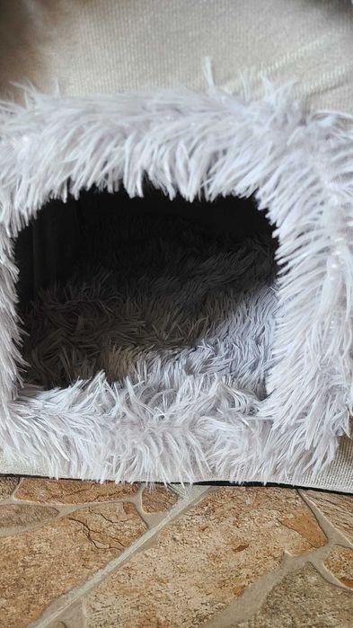 Culcus tip casuta de lux animale / casa pisici și catei LARGE NOUA