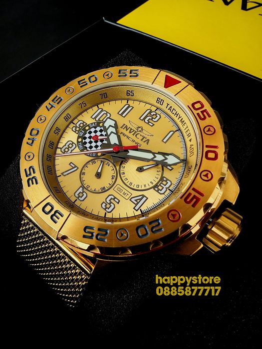 INVICTA Racing Gold 48 mm, Инвикта нов ръчен часовник