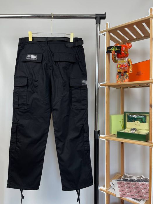 Corteiz Cargo Black Pants | Pantaloni Corteiz