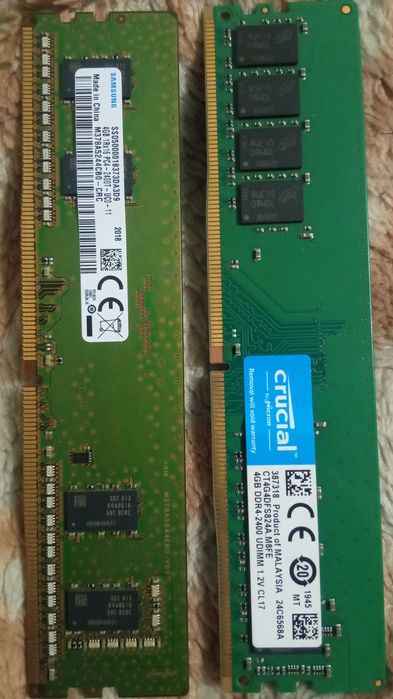 ОЗУ ддр4-2400 4гб. 2шт