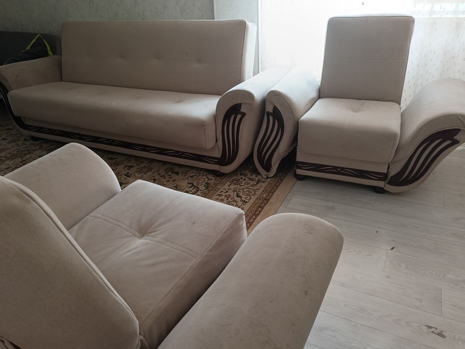 Диван с 2кресла турецкий