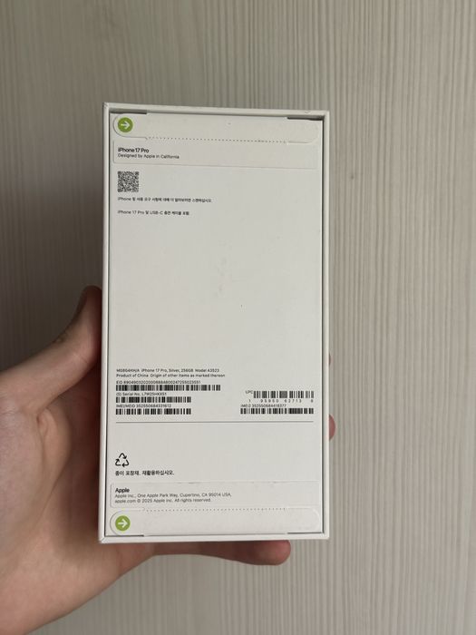 Iphone 17 pro 256gb sim новый запечатанный!