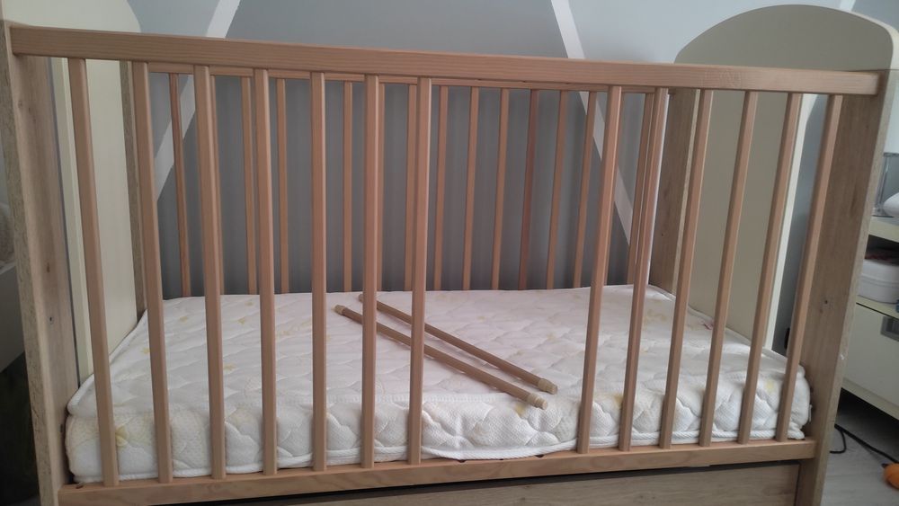 Дървена бебешка кошара 120*60