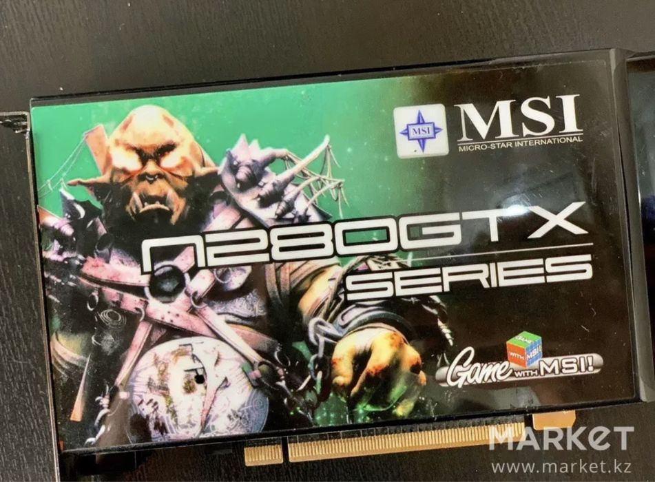 Игровая видеокарта MSI GeForce GTX 280