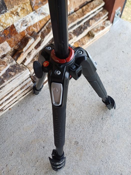 Trepied profesional Manfrotto 190 (MT190XPRO4) + Cap sferic (Arca-Swiss Monoball)