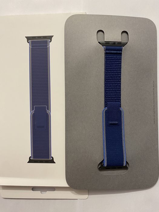 Оригинална Чисто нова Каишка Trail Loop Blue за Apple Watch