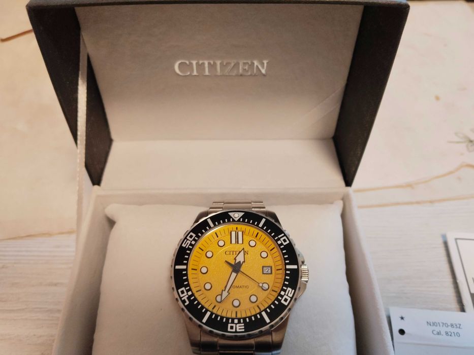 часы Citizen на механике