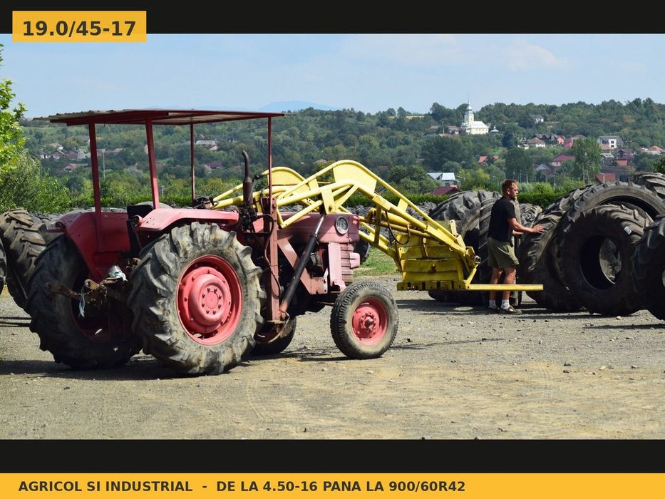 Cauciucuri Anvelope 19.0/45-17 19.0/45 17 1904517 Bkt Remorca si Implement Utilaje Agricole SH Second Hand STOC REAL Garantie 1 An Factura TVA