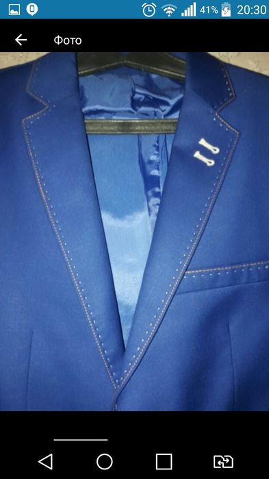 Костюм мужской 1раз одевали