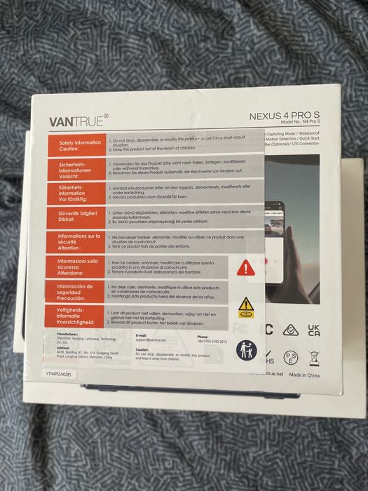 camera auto vantrue N4 Pro S