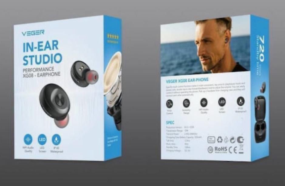 Căști Ear Studio wireless compact