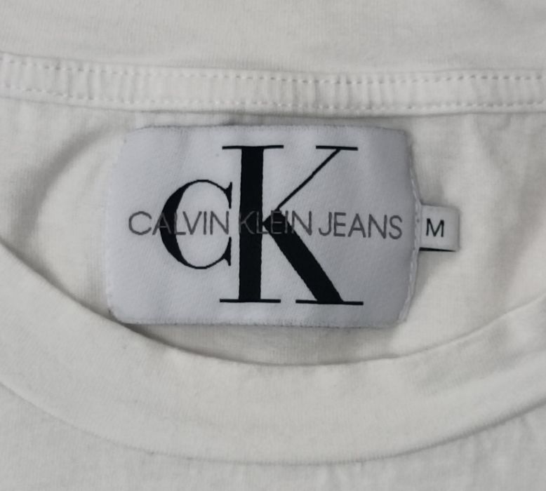 Calvin Klein Jeans Logo T-Shirt оригинална тениска M памучна фланелка