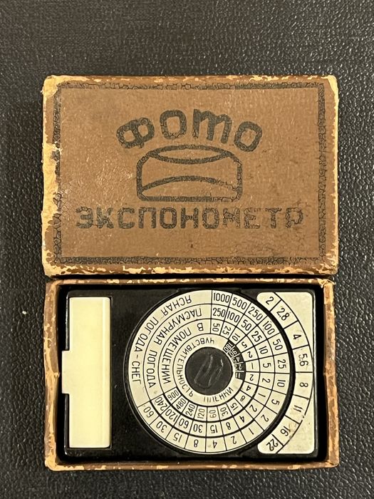 Экспонометры для фотоаппарата СССР.