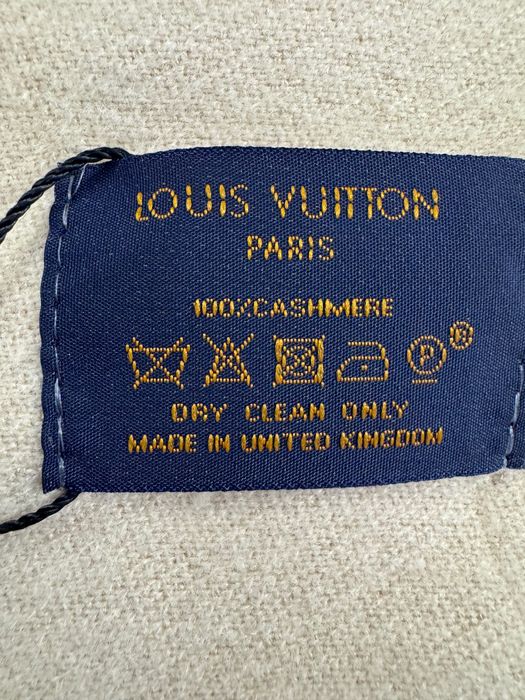 Louis Vuitton-Оригинален чисто нов дамски есенно-зимен шал от кашмир