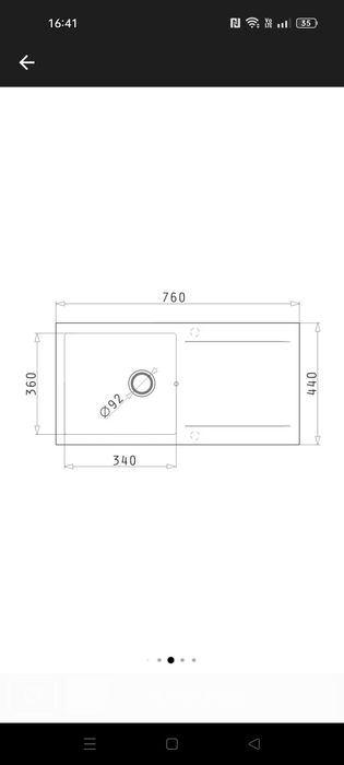 Chiuveta Pyramis plus baterie