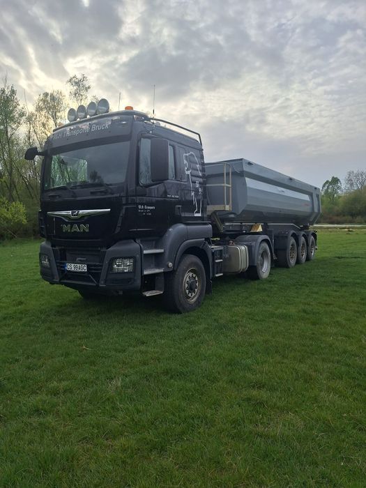 MAN TGS 18.500 4X4 + Semiremorca Schwarzmuller ambele an  2017