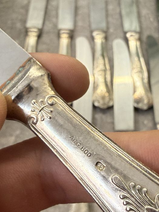 Set tacamuri placate cu argint