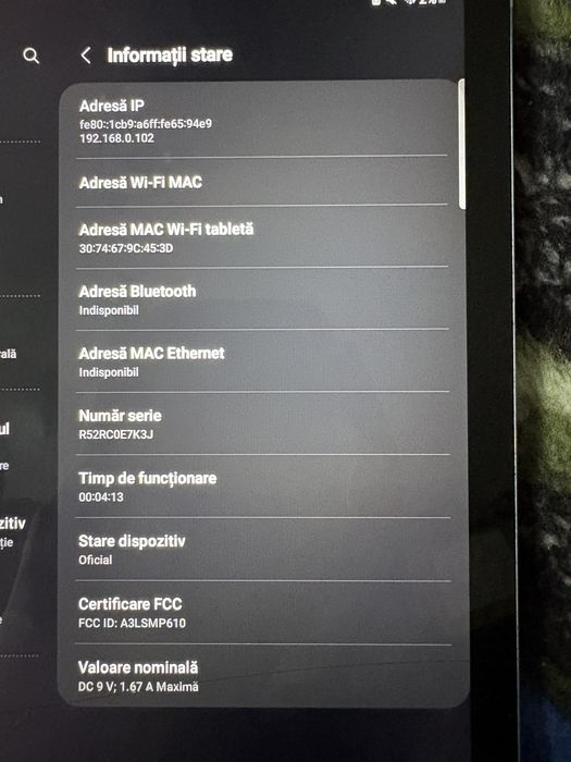 Tableta Samsung Galaxy Tab S6 Lite