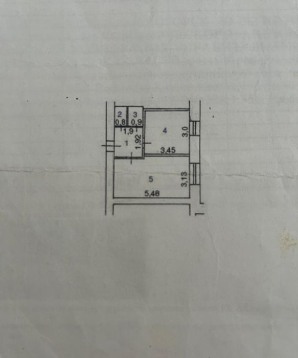 Продаётся 1,5-ка по ул. Серикбаева, 1/1