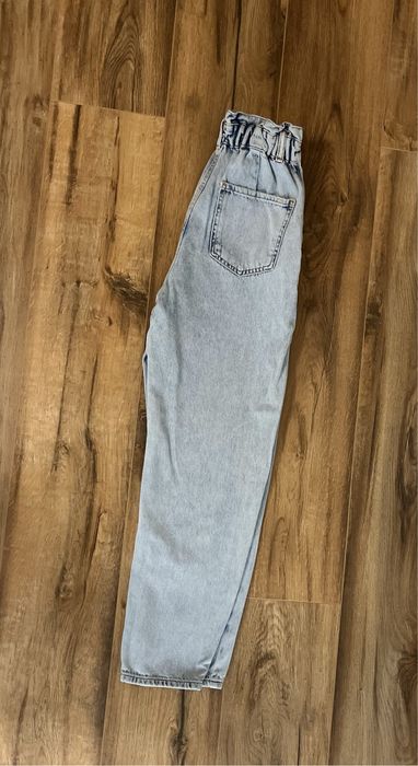 Сини дънки с ластик Zara denim