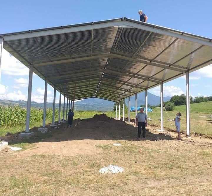 Vand hala / structura metalica 16m x 40 m, pret bun