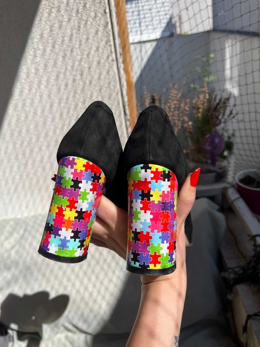 Pantofi dama piele întoarsă 36