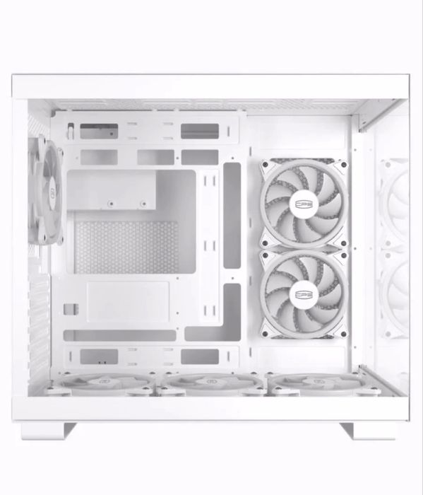 Корпус C3 T500 ARGB WH (Белый, Аквариум, 6 кулеров)