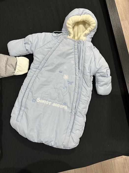Зимняя одежда малышам, комбинезон, конверт