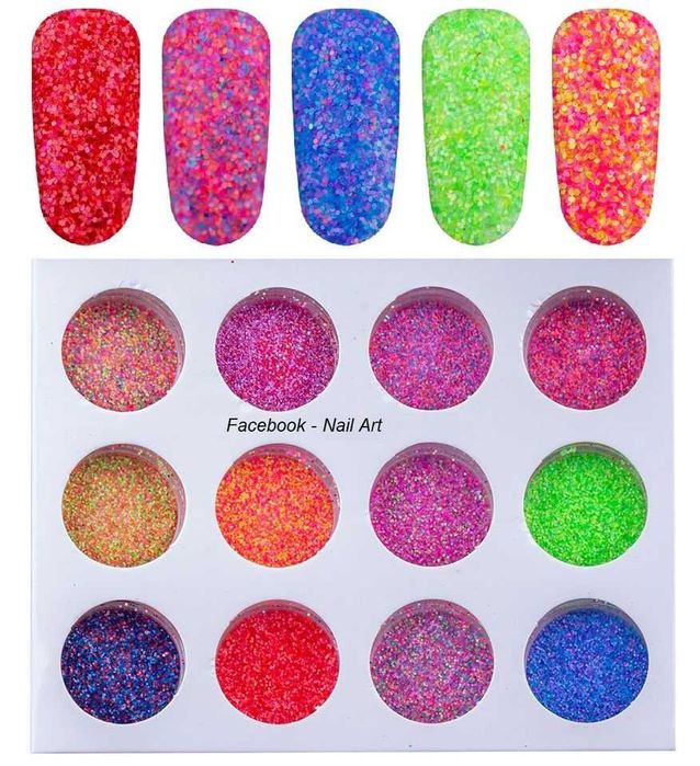 12 цвята пясъчен ефект / захарен ефект