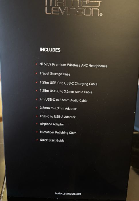 Casti Mark Levinson No.5909