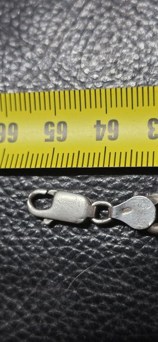 Lant cuban argint masiv 65 cm